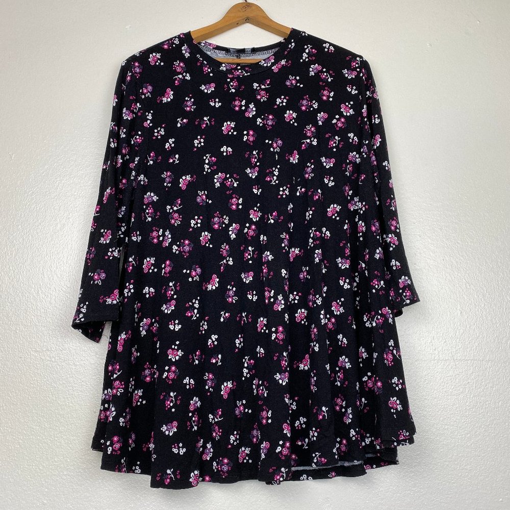 Lane Bryant Floral Tunic Top